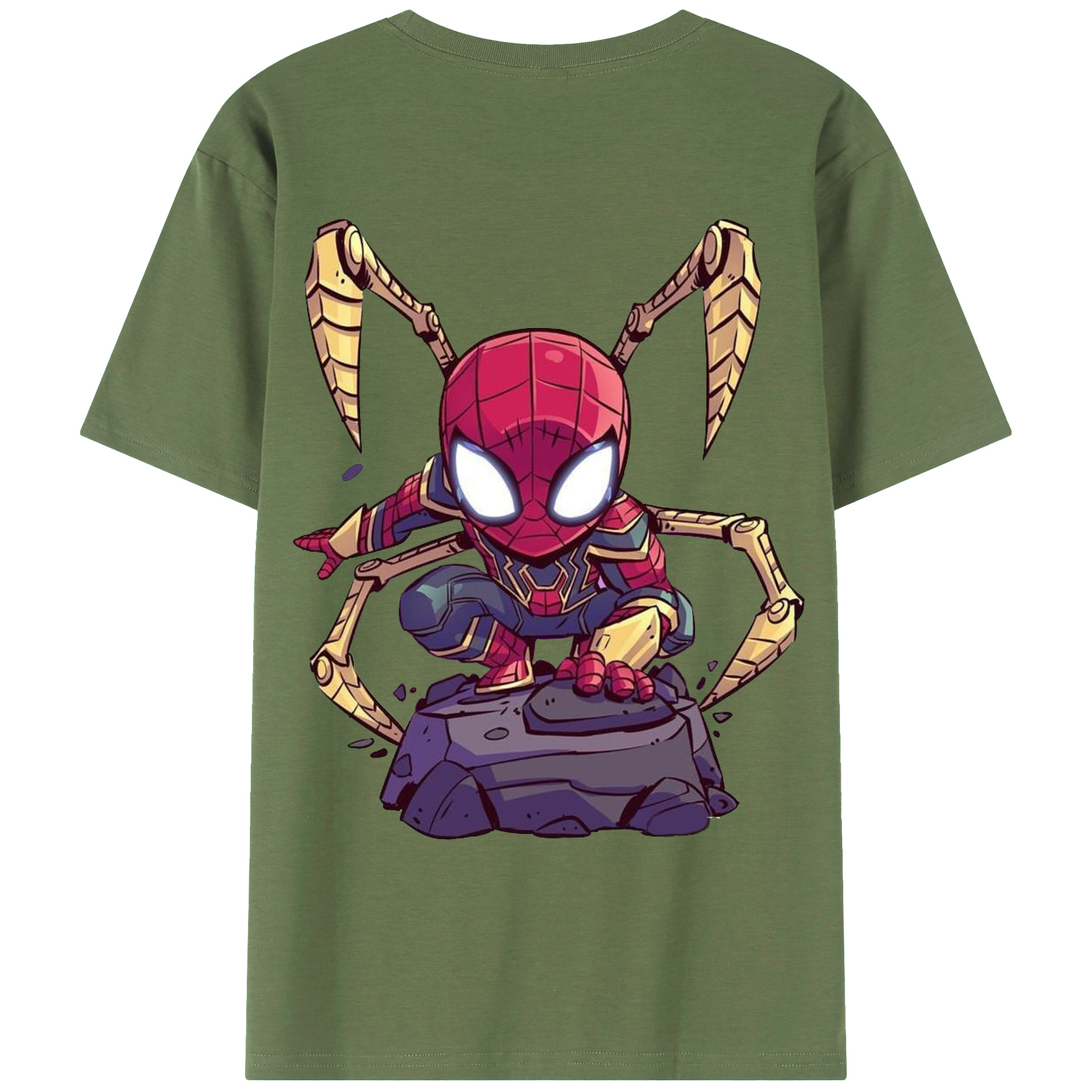 （画像用） アベンジャーズ The Avengers 綿100％ メンズ半袖Tシャツ（バックプリント） 通気性